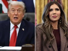 Trump dice che Kristi Noem sta facendo un “ottimo lavoro”, viene attaccata perché è una “donna”