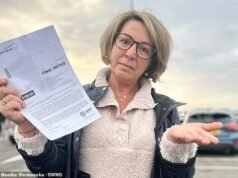 La madre viene colpita con una multa di 100 sterline per parcheggio quasi tre anni dopo il “reato” – e le viene detto che è “troppo tardi” per fare appello