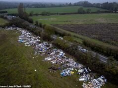 Missione di raccolta fondi per aiutare un agricoltore ottantenne che sta affrontando una bolletta di 40.000 sterline dopo che i dumper hanno scaricato 200 tonnellate di rifiuti sulla sua terra