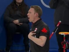 La partita di curling delle Olimpiadi invernali è scossa dalle accuse di frode mentre la stella canadese dice al suo rivale svedese di “F*** OFF” in un’accesa discussione