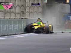 La figlia di Richard Hammond SI SBATTERE contro un muro di cemento durante una gara di Formula E dopo aver urlato “C***o, è spaventoso!”