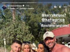 Il marito di Katie Price, Lee Andrews, “PRENDE A PUNTI il fidanzato di Kerry Katona in una lite furiosa a Dubai” prima che tornassero a casa dopo sole 14 ore, lasciando l’amicizia “tesa”