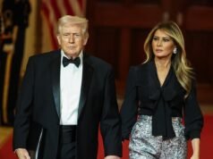 Melania Trump criticata per aver fatto una scelta di moda ‘vergognosa’ alla cena del governatore: ‘È inappropriata’