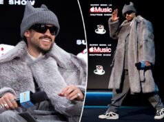 Bad Bunny si emoziona durante l’intervallo del Super Bowl