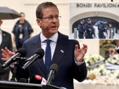 Il presidente israeliano visita il luogo del massacro di Bondi Beach a Sydney e incontra le famiglie delle vittime