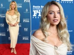 Sydney Sweeney è una sirena dei film della vecchia Hollywood con indosso un abito precedentemente indossato da Marilyn Monroe