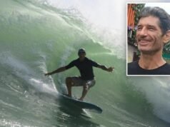 Leggenda del surf californiano, 66 anni, strangolata e pugnalata a morte in Costa Rica, fidanzata, 31 anni, legata con la zip