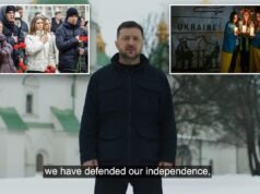 Zelenskyj celebra l’anniversario della guerra promettendo di continuare a combattere, afferma che Putin “non ha raggiunto i suoi obiettivi”