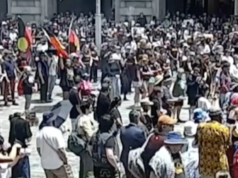 Il commissario di polizia di WA è stato interrogato sulla risposta al presunto attentato terroristico durante la manifestazione