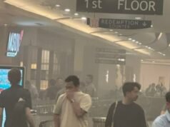 Emozionante fumo denso al PIM, risulta essere la conseguenza di un incendio al ristorante Misuji 9+