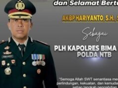 Dopo aver ricevuto critiche dopo essere stato coinvolto in un caso di metanfetamine, il capo della polizia ad interim della città di Bima è stato nuovamente sostituito! Questa è la cifra