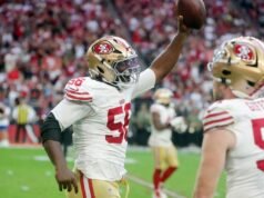 Keion White, difensore dei 49ers, ha sparato alla caviglia a San Francisco, dice la squadra