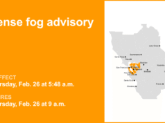 Avviso di nebbia fitta attiva sulla Bay Area fino a giovedì mattina – condizioni di guida non sicure