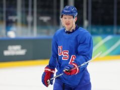 Brady Tkachuk del Team USA chiama il Canada in vista della battaglia per l’oro olimpico