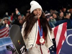 Chloe Kim ha una reazione in due parole al regalo di Myles Garrett dopo le Olimpiadi