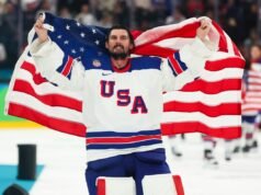 Connor Hellebuyck lancia un applauso di 6 parole ai critici dopo aver vinto la medaglia d’oro