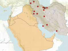 Mappatura degli attacchi statunitensi e israeliani contro l’Iran e delle ritorsioni di Teheran