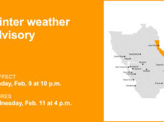 L’area del Greater Lake Tahoe è stata posta sotto allerta meteo invernale fino all’inizio di mercoledì sera