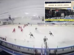 Agghiaccianti riprese in live streaming catturate nel momento in cui è scoppiata una sparatoria durante la partita di hockey del RI, uccidendo 2 persone e ferendone 3