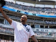 Gli Yankees ritirano il numero di CC Sabathia dopo la consacrazione nella Hall of Fame