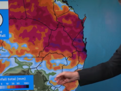 BoM difende il “diluvio” di pioggia da 300 mm che si è rivelato essere una pioggerellina