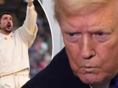 “Il peggiore di sempre”: il messaggio feroce di Trump alla star del Super Bowl