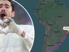 Bad Bunny ha noleggiato un jumbo della Qantas per trasportare l’attrezzatura turistica in Australia?