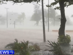 Campo, mine evacuate mentre il ciclone Mitchell si abbatte sulla costa