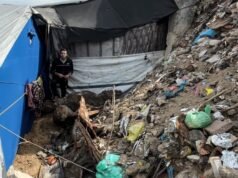 “I topi ci corrono in faccia”: gli sfollati di Gaza sono costretti a vivere su terre infestate