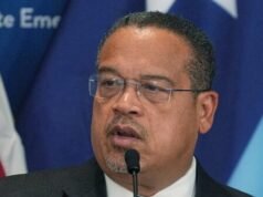 Keith Ellison, procuratore generale del Minnesota, funzionari del DHS testimoniano davanti al Senato