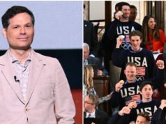 Il conduttore di uno spettacolo comico della CNN Michael Ian Black afferma che la squadra olimpica di hockey maschile degli Stati Uniti “si è lasciata usare da un fascista”