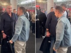 Gavin Newsom è stato notato mentre si rilassava con un dirigente sportivo alla festa del Super Bowl