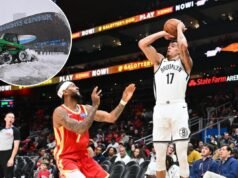 I Nets sono costretti ad allenarsi ad Atlanta con i piani di viaggio sconvolti dalla bufera di neve di New York