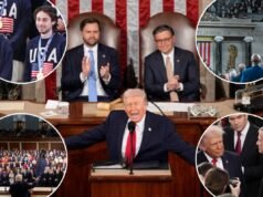 Trump interpreta il ruolo di capo cheerleader economico, usando i campioni di hockey per dimostrare che gli Stati Uniti stanno vincendo