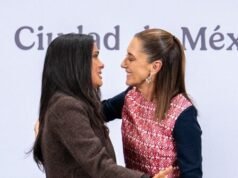 Salma Hayek si unisce alla presidente messicana Claudia Sheinbaum per un importante incentivo fiscale sul cinema