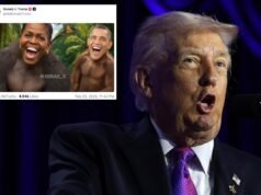 La Casa Bianca respinge la “falsa indignazione” per il video pubblicato da Trump che mostra gli Obama come gorilla