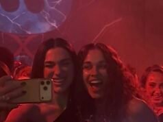 Dua Lipa si scioglie fino alle prime ore del mattino mentre festeggia con la migliore amica d’infanzia all’afterparty alcolico dei BRITs di Warner