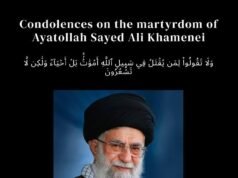 La società islamica dell’University College di Londra piange la morte del “martire” Ayatollah Khamenei