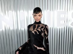 Maura Higgins di Love Island continua la sua conquista degli Stati Uniti mentre fa girare la testa con un audace abito ritagliato mentre si mescola con la lista A alla festa per Young Hollywood di Vanity Fair