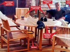 Fresco di sauna e sotto l’incantesimo di Epstein: un’analisi approfondita di QUELLA foto di Andy e Mandy in accappatoio con il finanziere pedofilo