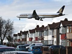 Rivelato: i 250 codici postali peggiori per i “danni del volo” degli aerei in cui migliaia di persone possono essere cancellate dal valore della tua casa… c’è il tuo nella lista?