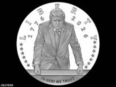 Donald Trump sarà protagonista di una moneta d’oro da 24 carati per celebrare i 250 anni di indipendenza dalla Gran Bretagna