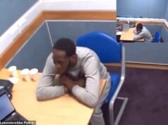 Il killer a caccia di benefici ride alla polizia dopo aver picchiato a morte una madre di due figli in seguito ad un incidente con la sua BMW