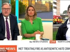 I capi di ITV intervengono “dai vertici” dopo che è scoppiata una lite sull’intervista di Good Morning Britain di Ed Balls con l’attivista antisemita dopo l’attacco a Golders Green