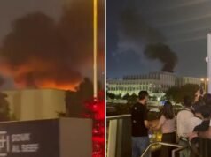 Un caccia stealth israeliano abbatte per la prima volta un aereo iraniano, mentre l’esercito lancia attacchi “su larga scala” contro la Repubblica islamica