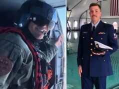 Il nuotatore di salvataggio della Guardia Costiera Tyler Jaggers muore dopo che la missione di evacuazione medica al largo della costa di Washington diventa tragica