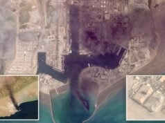 Le immagini satellitari iniziano a mostrare i danni causati dalla guerra in Iran