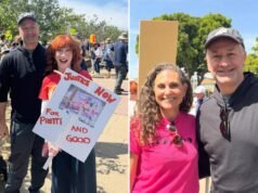 Il marito di Kamala, Doug Emhoff, si unisce alle celebrità al lussuoso evento “No Kings” vicino a casa da 8 milioni di dollari