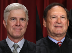 Neil Gorsuch e Samuel Alito siedono fuori dai casi della Corte Suprema