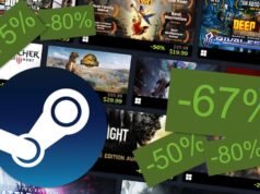 Ci sono sconti sui giochi su Steam fino al 90% prima che scada il tempo